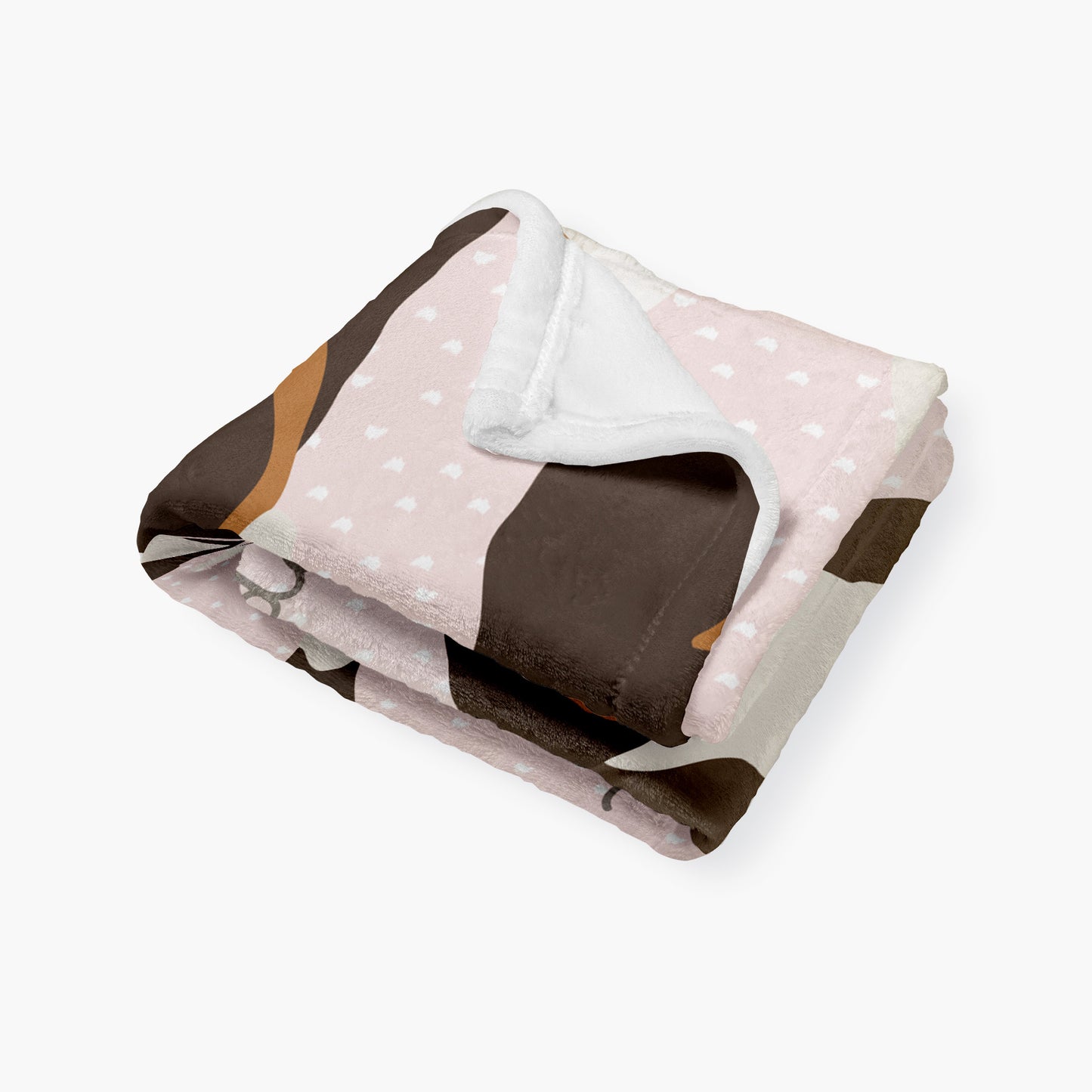 Bernese Dog Personalized Baby Blanket