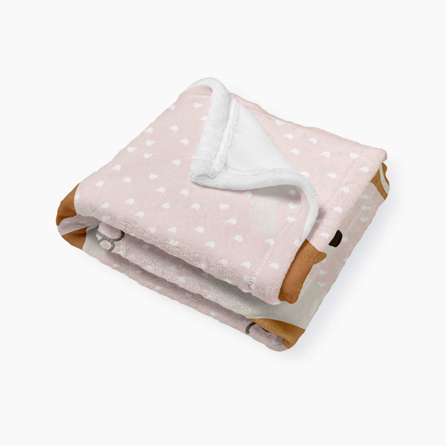 Bull Terrier Dog Personalized Baby Blanket