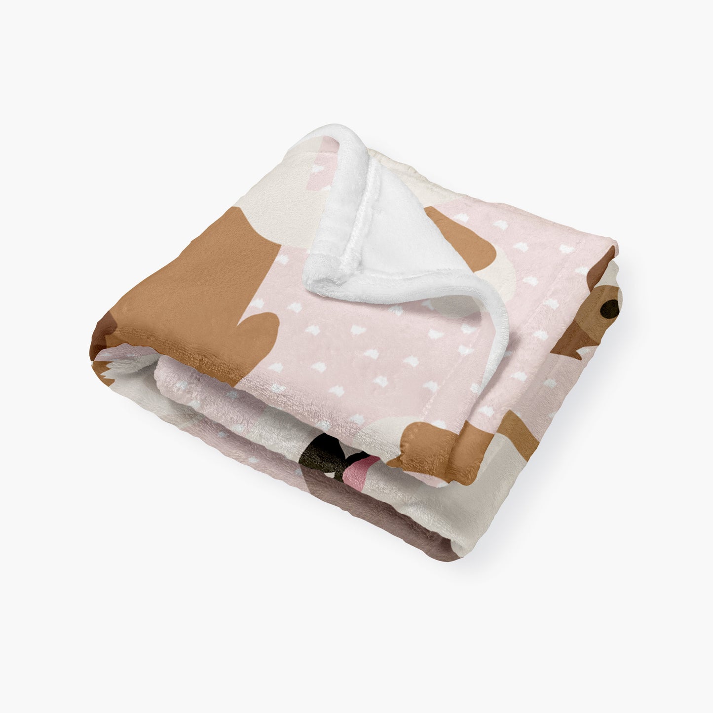 Bulldog dog Personalized Baby Blanket