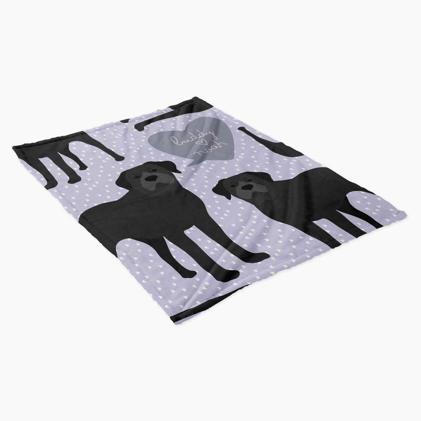 Bullmastiff dog Personalized Baby Blanket