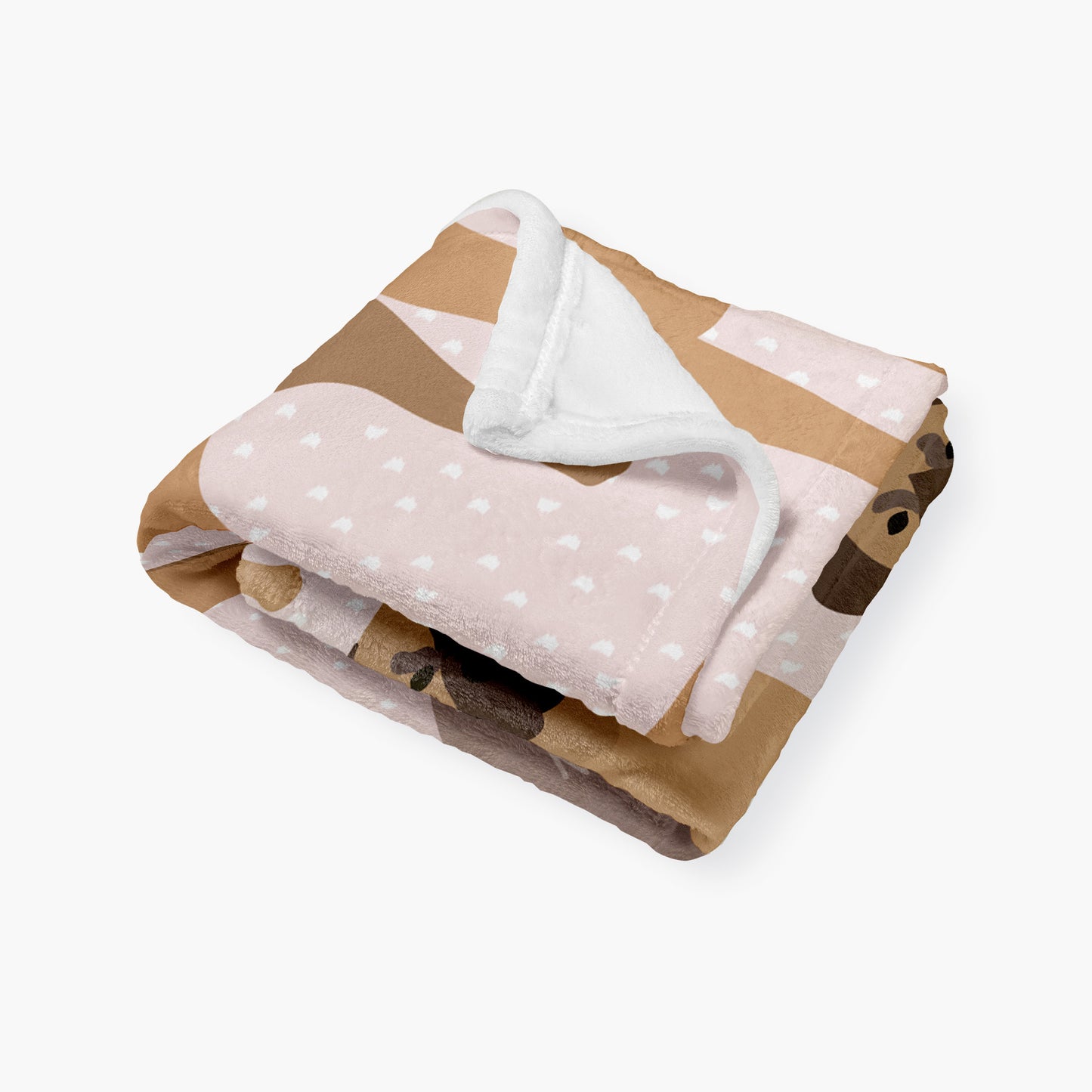 Bullmastiff dog Personalized Baby Blanket
