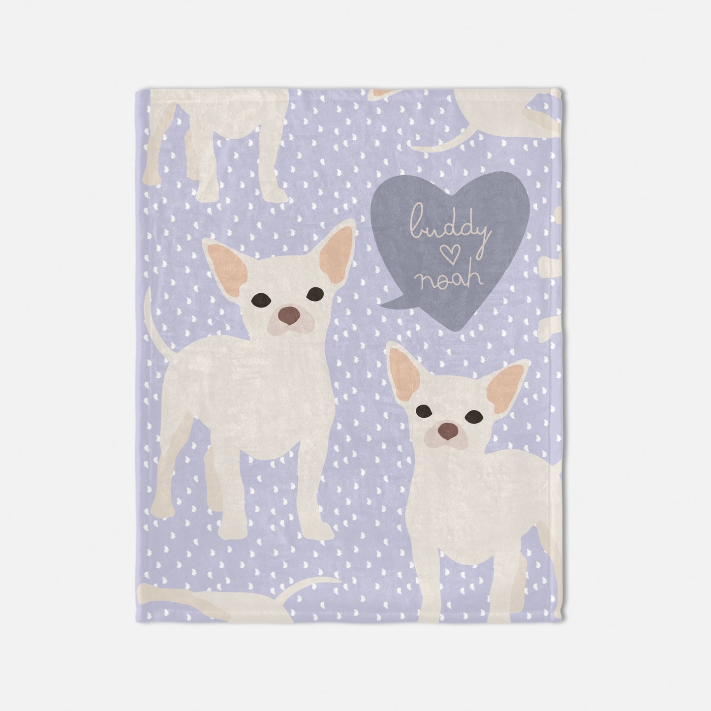 Chihuahua Dog Personalized Baby Blanket