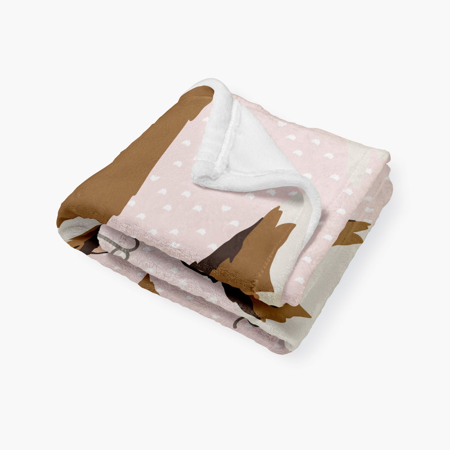 Collie Dog Personalized Baby Blanket