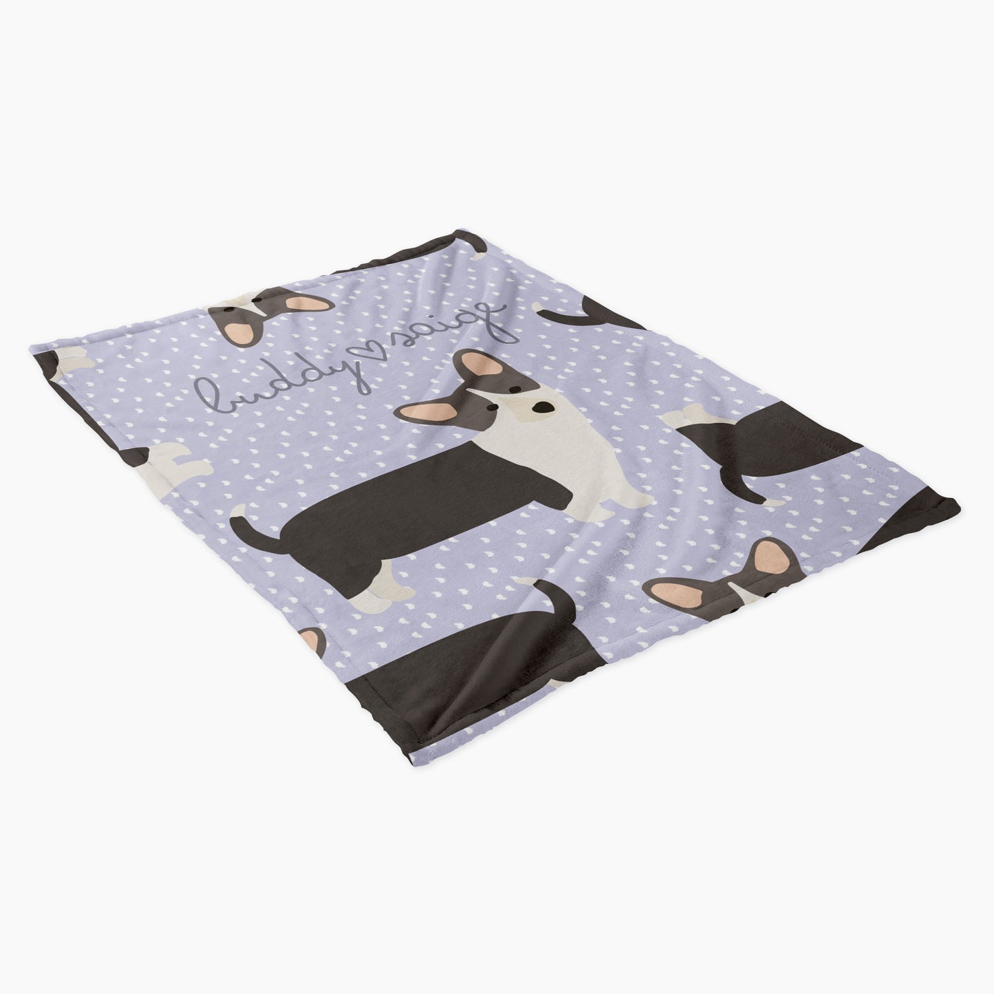 Corgi Dog Personalized Baby Blanket