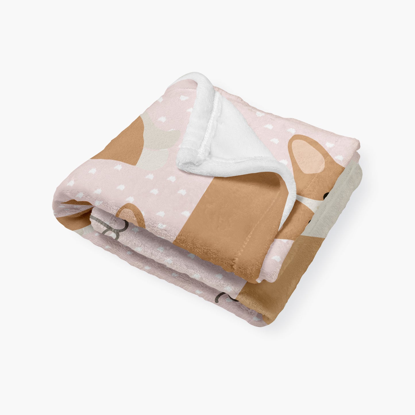 Corgi Dog Personalized Baby Blanket