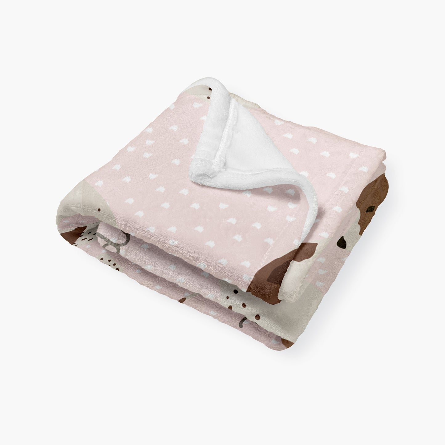 German Pointer Dog Personalized Baby Blanket