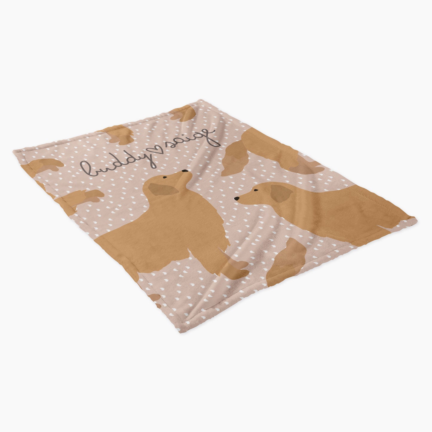 Golden Retriever Dog Personalized Baby Blanket