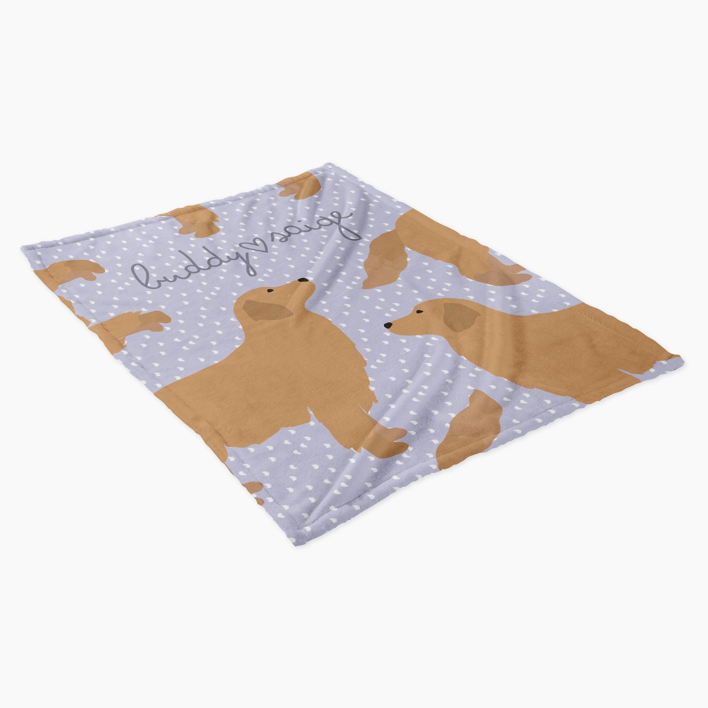 Golden Retriever Dog Personalized Baby Blanket