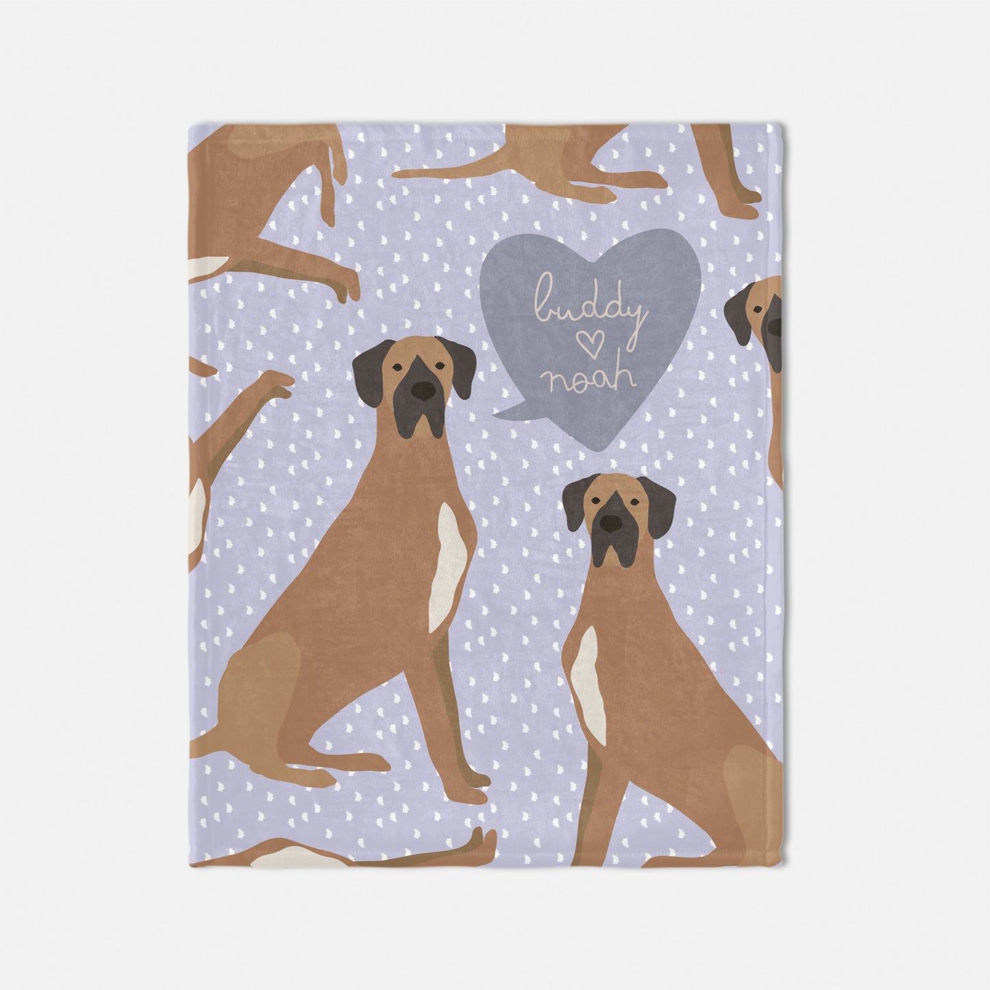 Great Dane Dog Personalized Baby Blanket