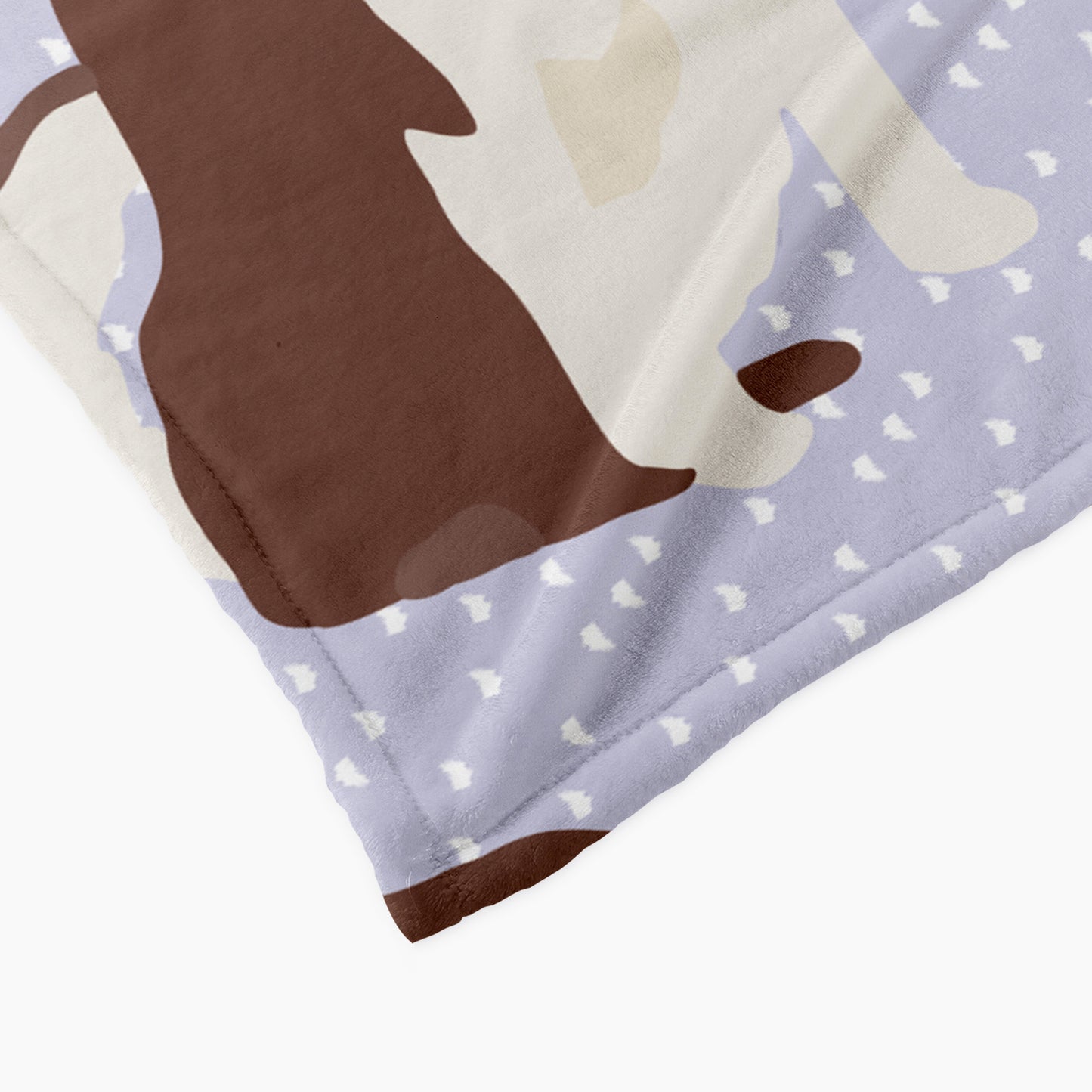 Husky Dog Personalized Baby Blanket