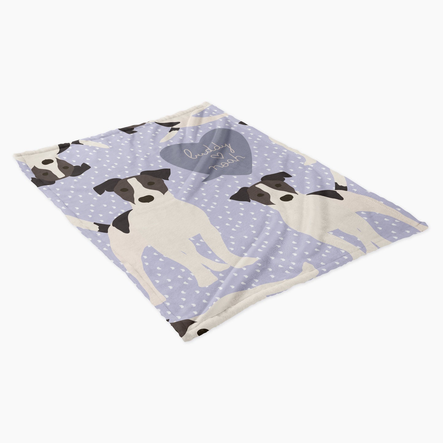 Jack Russell Dog Personalized Baby Blanket