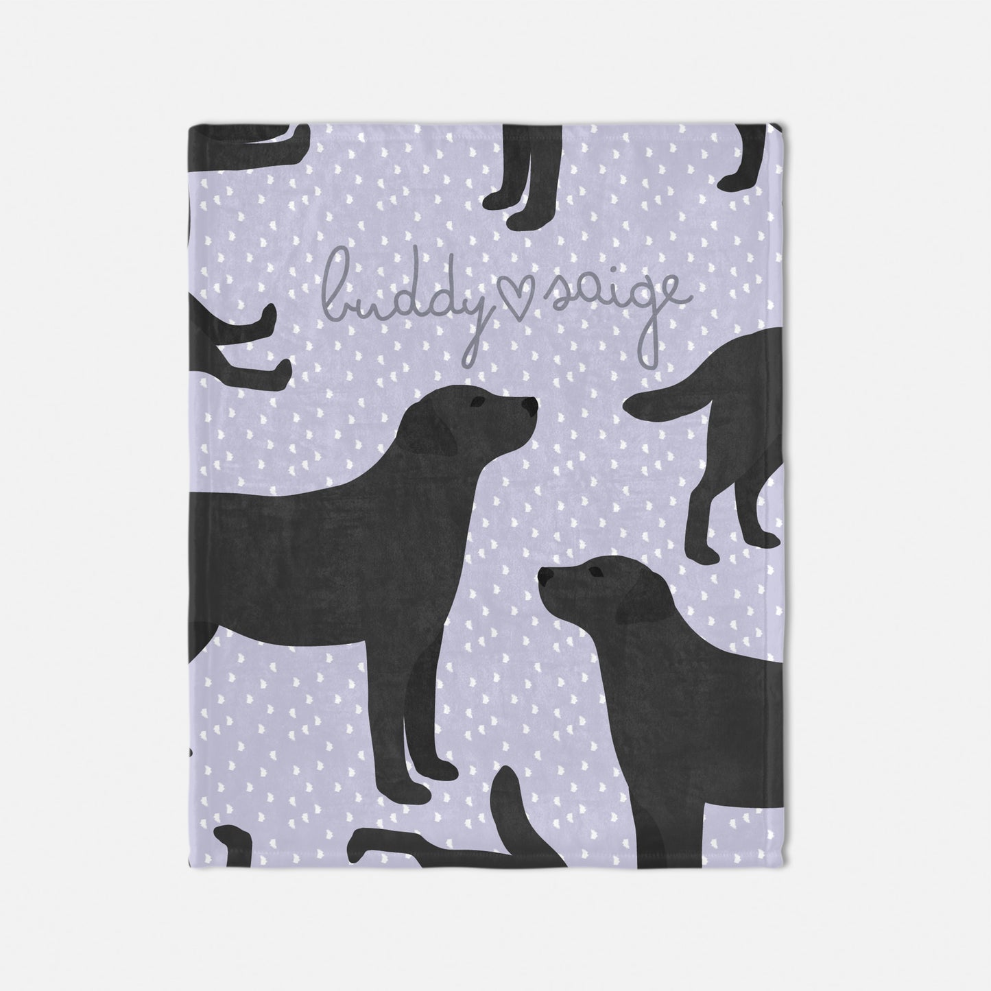 Labrador Dog Personalized Baby Blanket