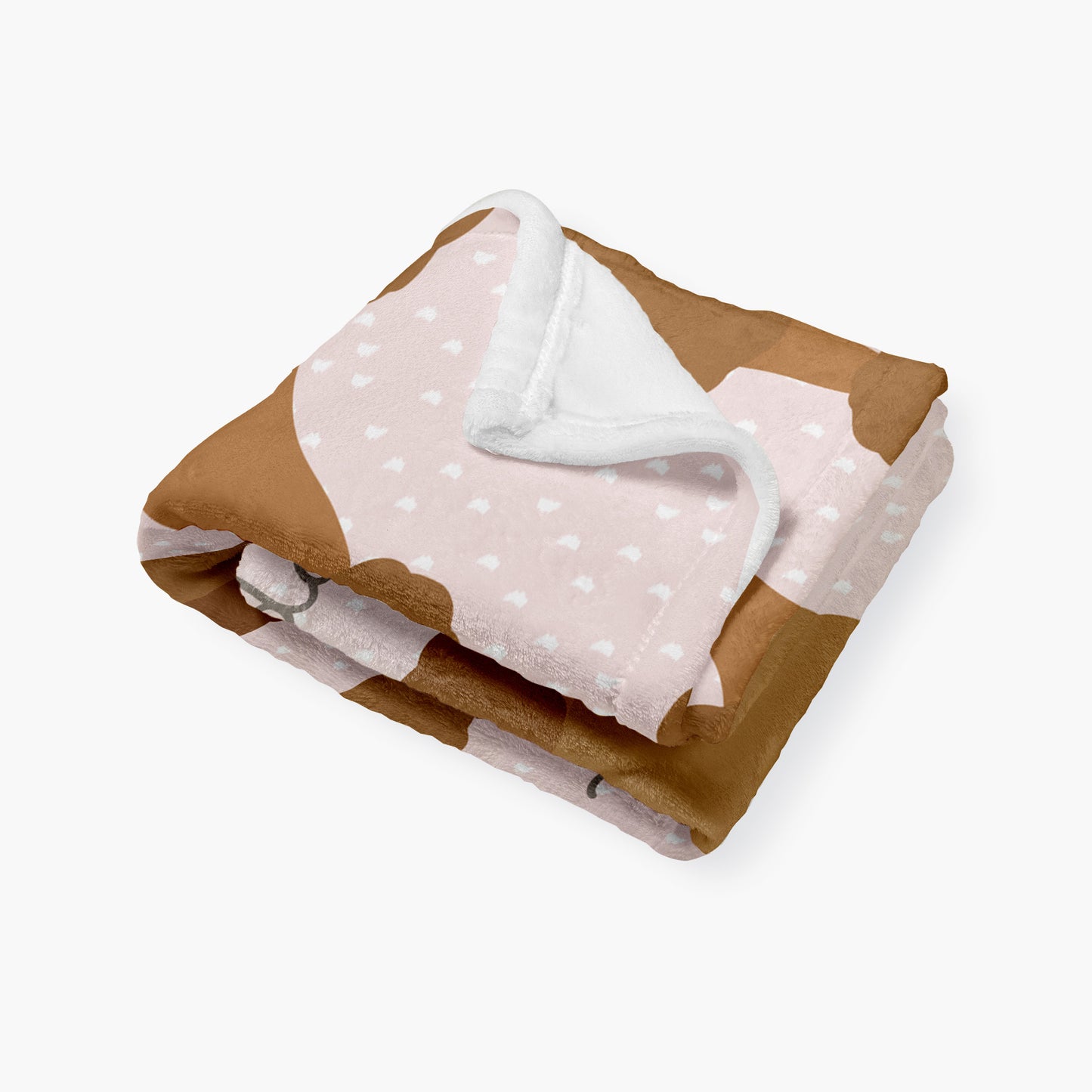 Poodle Dog Lion Cut Personalized Baby Blanket