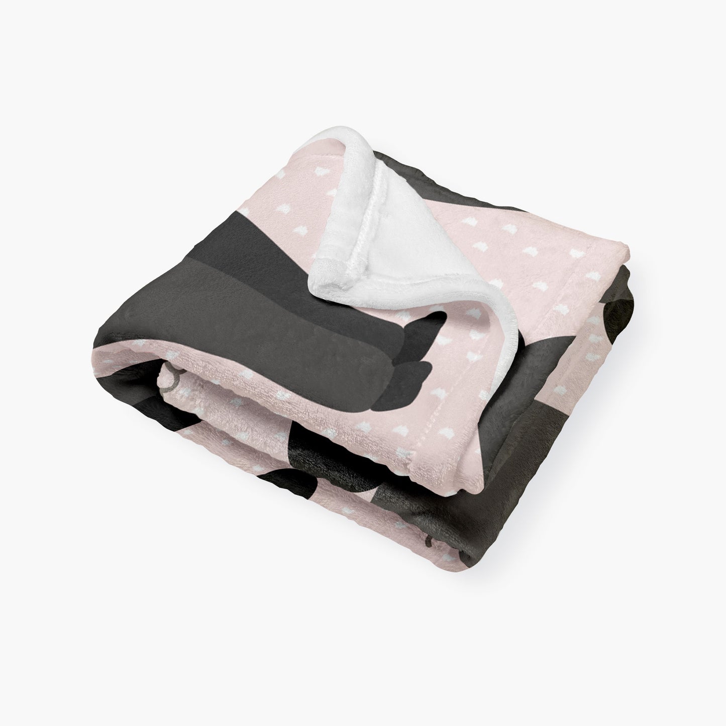 Poodle Dog Personalized Baby Blanket