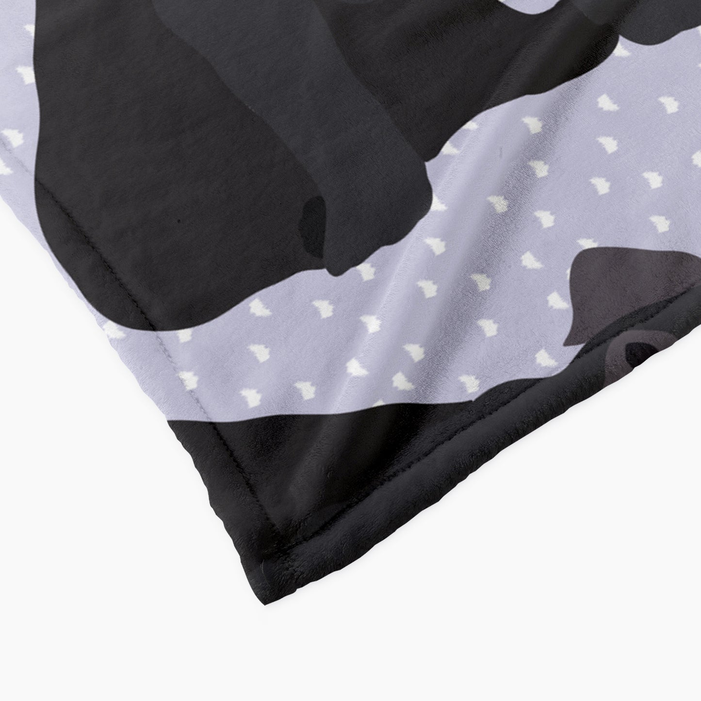 Pug Dog Personalized Baby Blanket