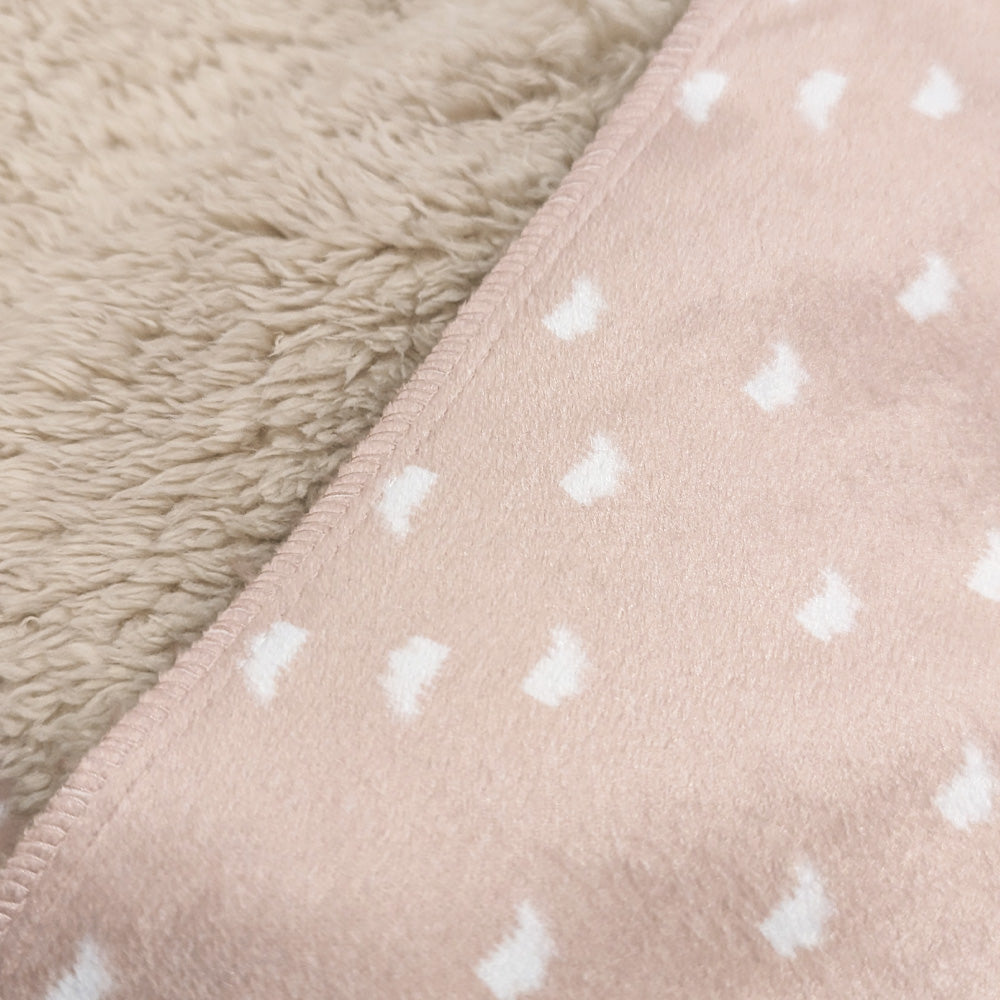 Golden Retriever Dog Personalized Sherpa Baby Blanket