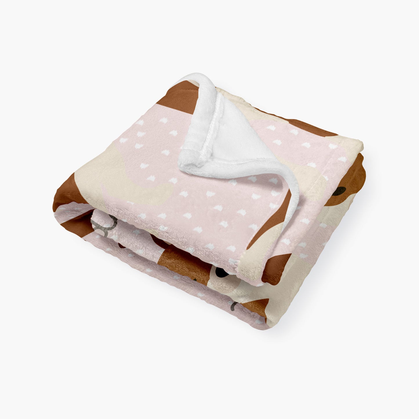 Shiba Inu Dog Personalised Baby Blanket