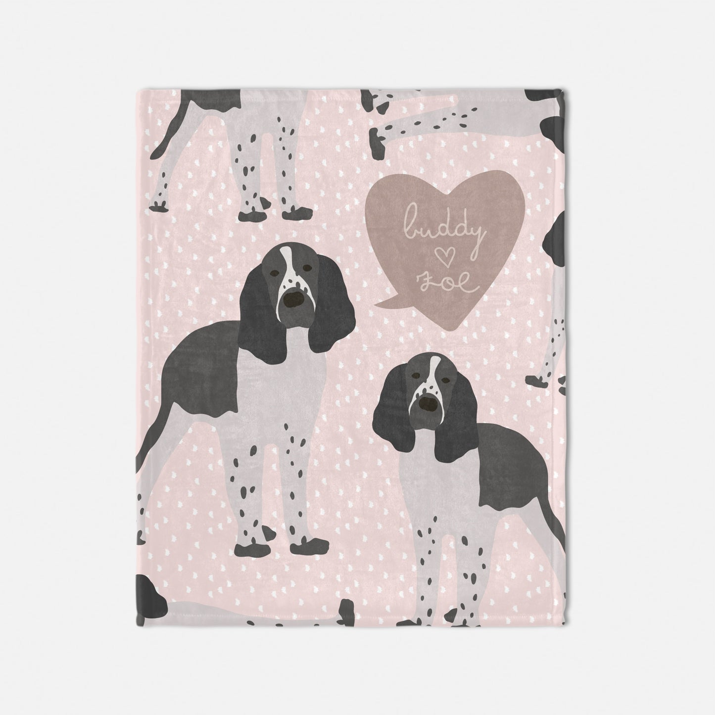 Springer Spaniel Dog Personalized Baby Blanket