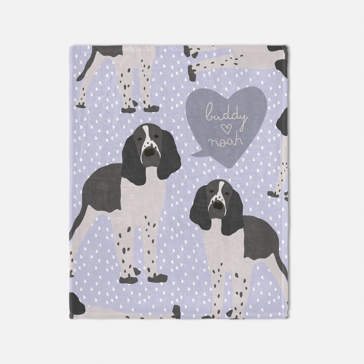 Springer Spaniel Dog Personalized Baby Blanket