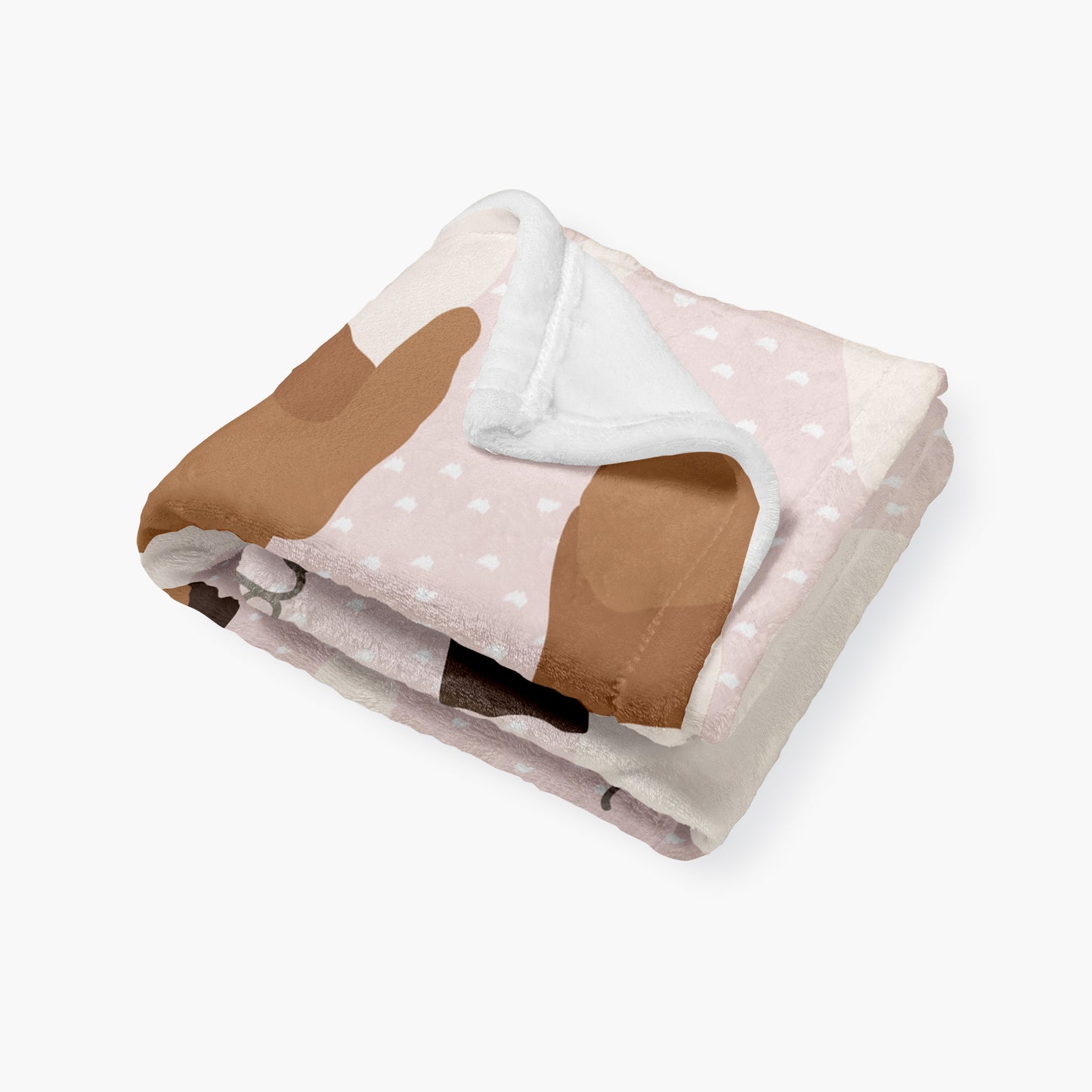 St Bernard Dog Personalized Baby Blanket