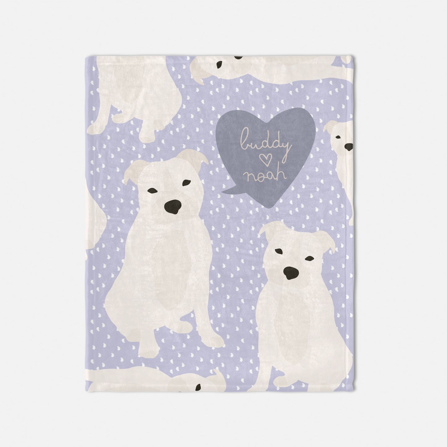 Staffordshire Bull Terrier Dog Personalized Baby Blanket