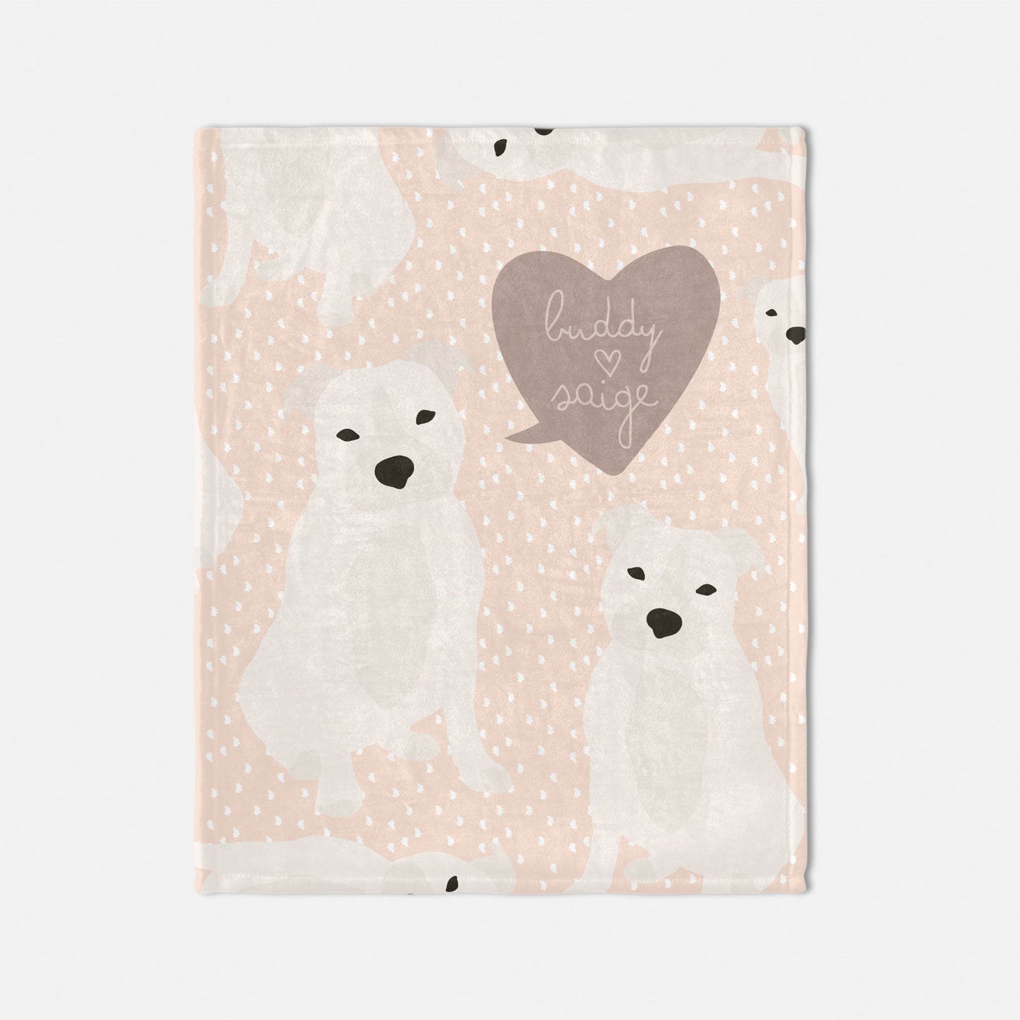 Staffordshire Bull Terrier Dog Personalized Baby Blanket