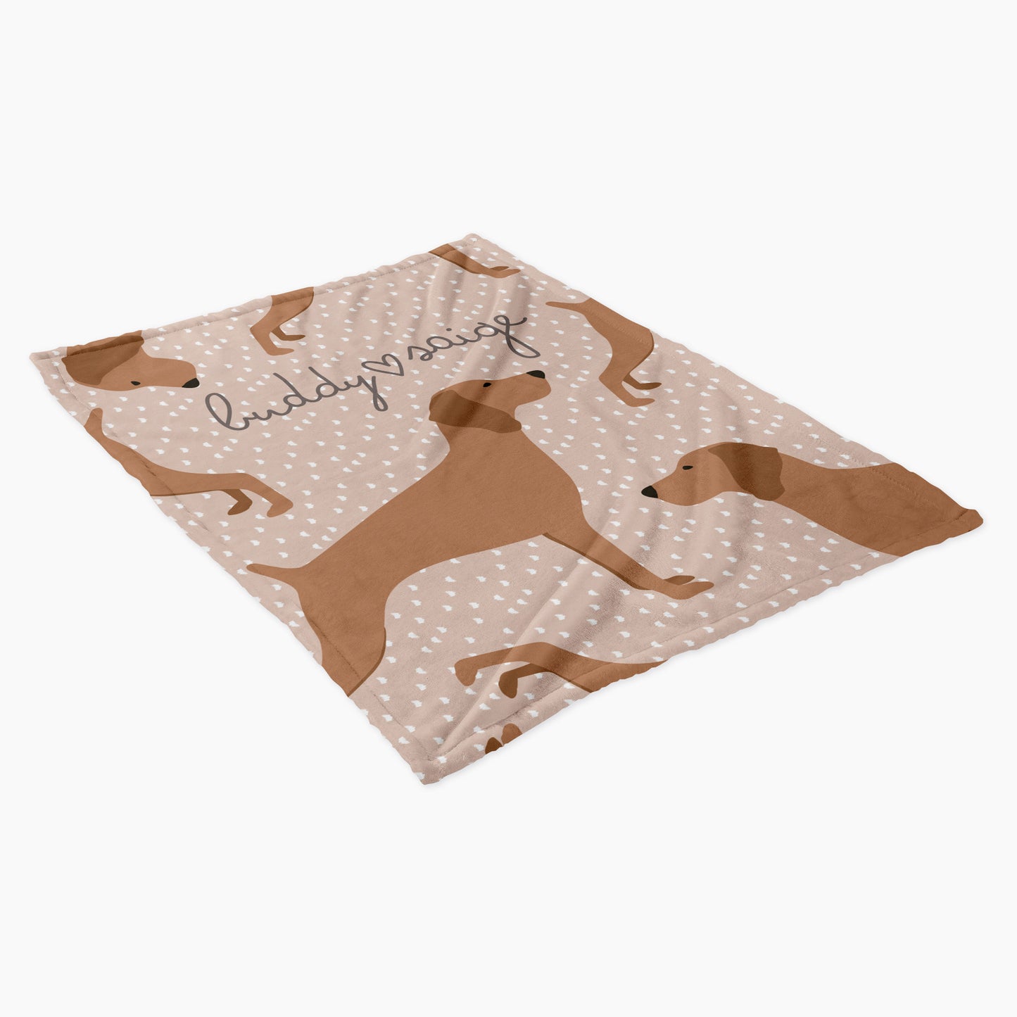 Vizsla Dog Personalized Baby Blanket