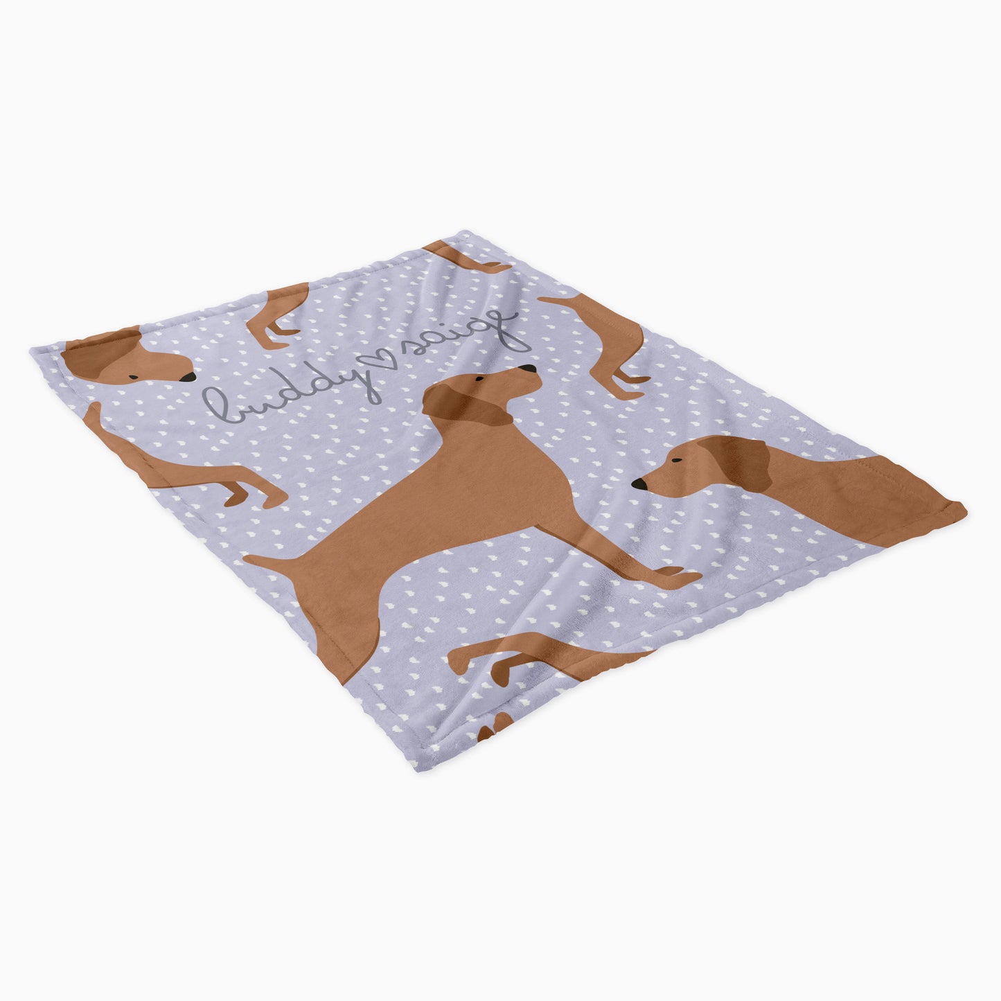 Vizsla Dog Personalized Baby Blanket