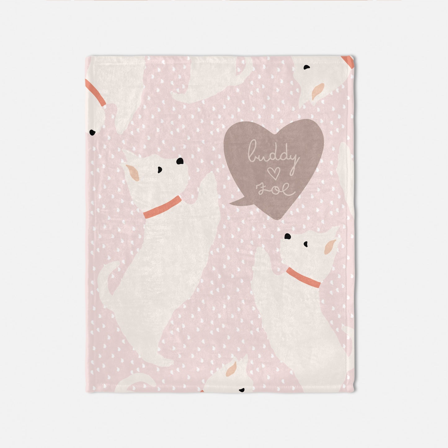 West Highland Terrier Dog Personalized Baby Blanket