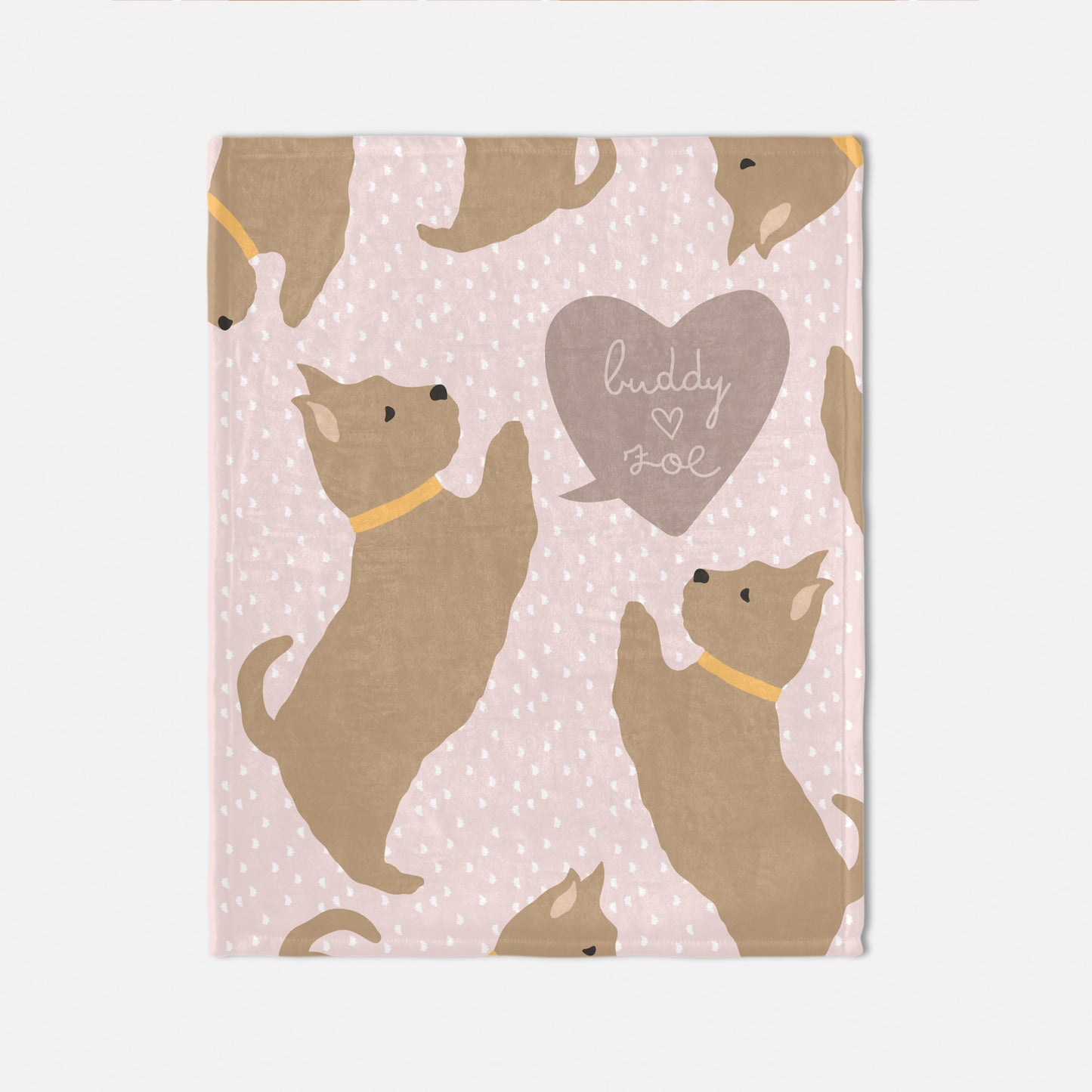 West Highland Terrier Dog Personalized Baby Blanket