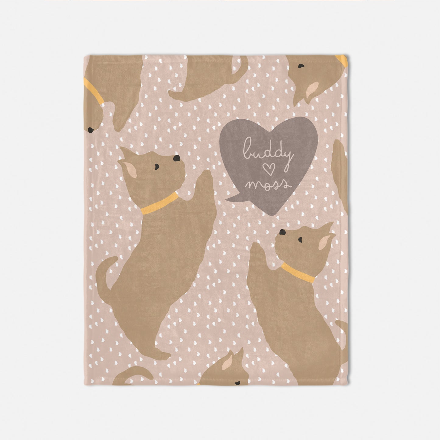 West Highland Terrier Dog Personalized Baby Blanket