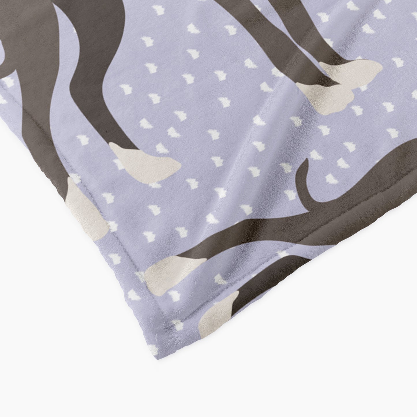 Whippet Dog Personalized Baby Blanket
