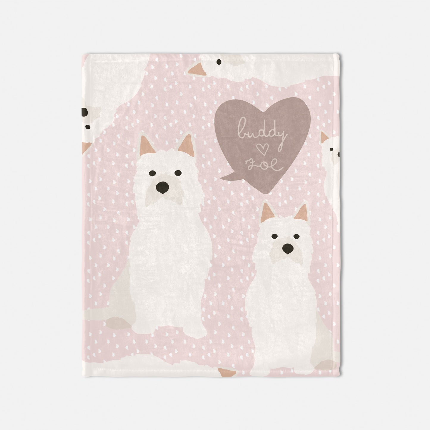 Yorkshire Dog Personalized Baby Blanket