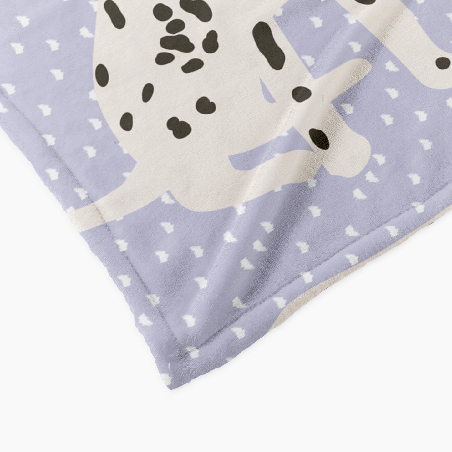 Dalmatian Dog Personalized Baby Blanket