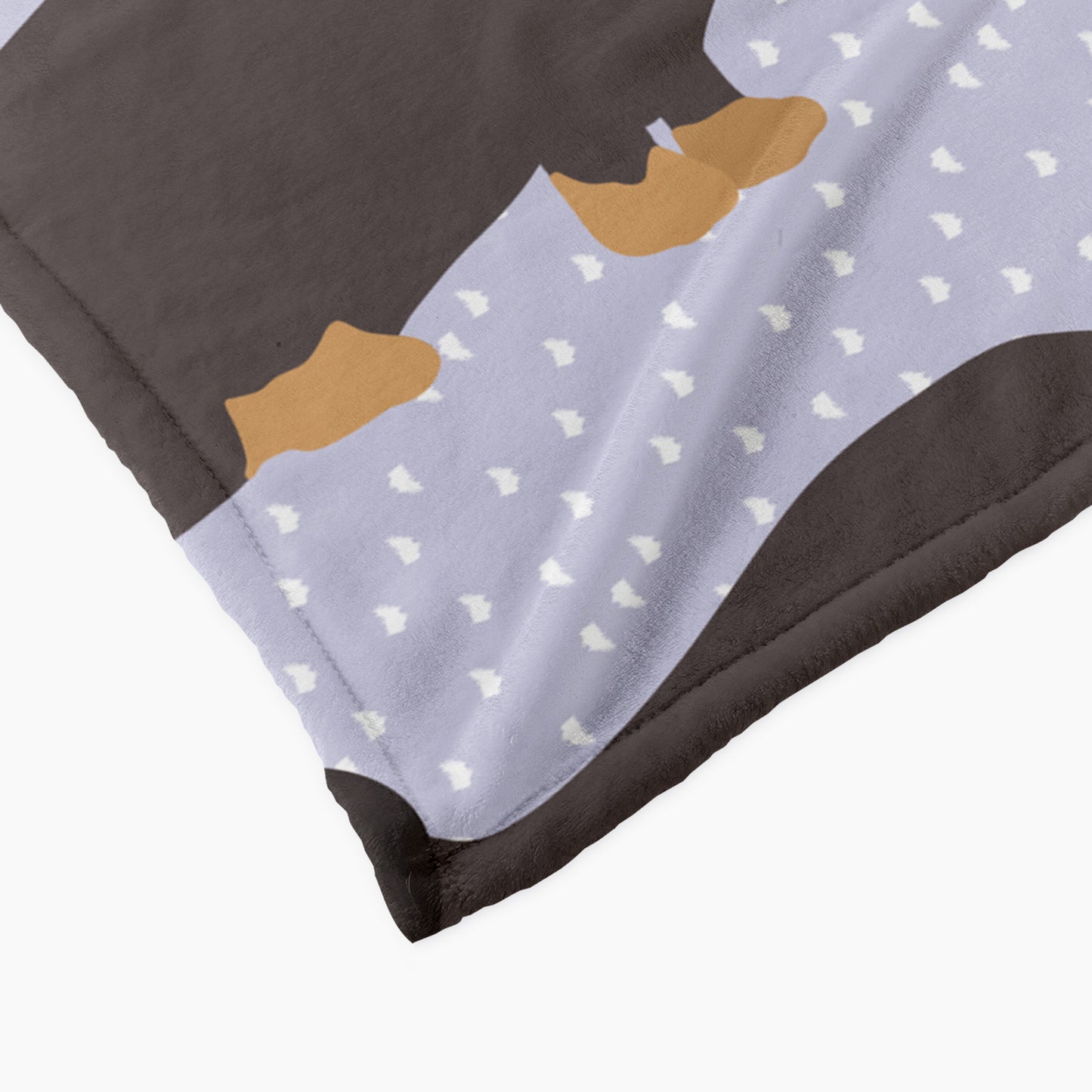 Dachshund Dog Personalized Baby Blanket