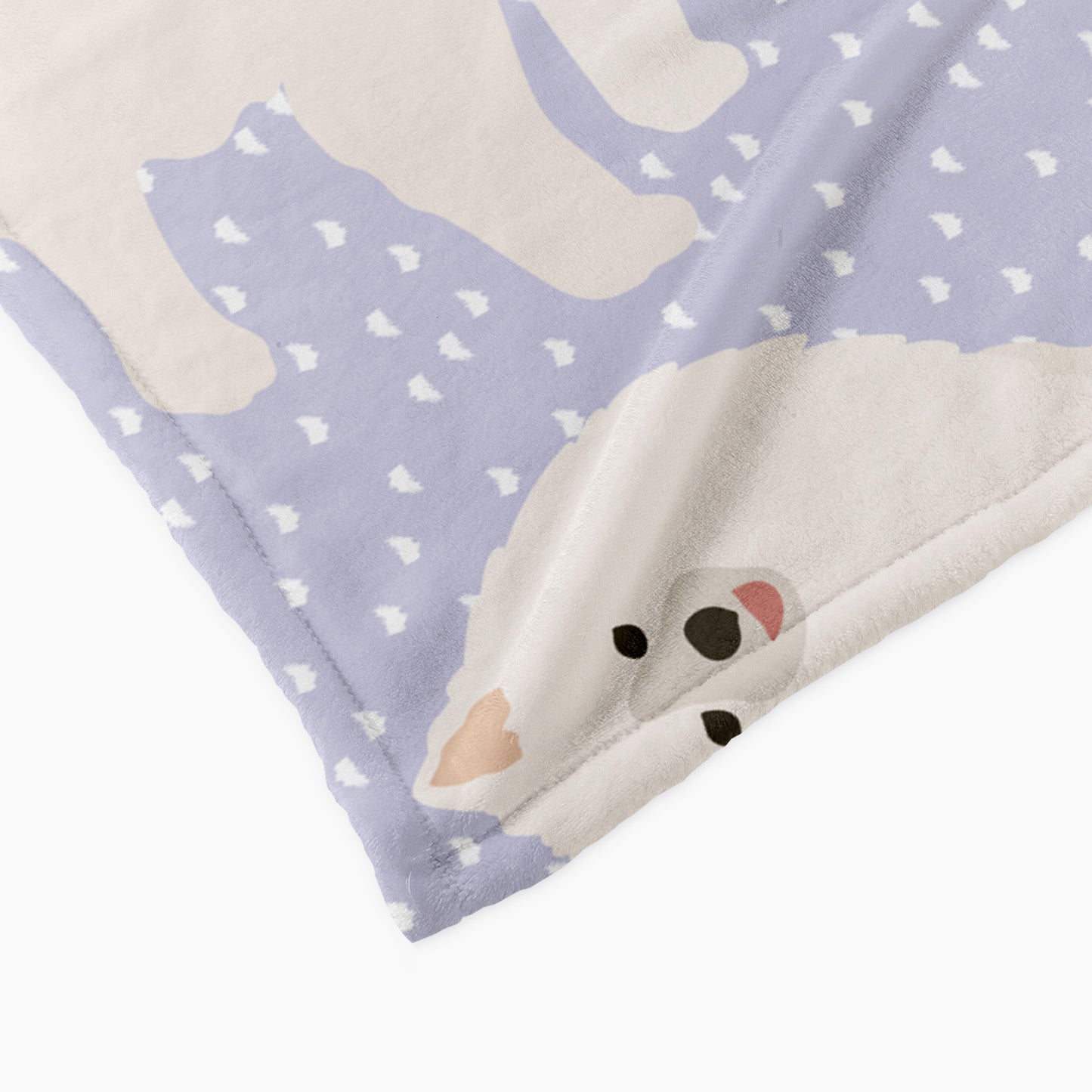 Pomeranian Dog Personalized Baby Blanket
