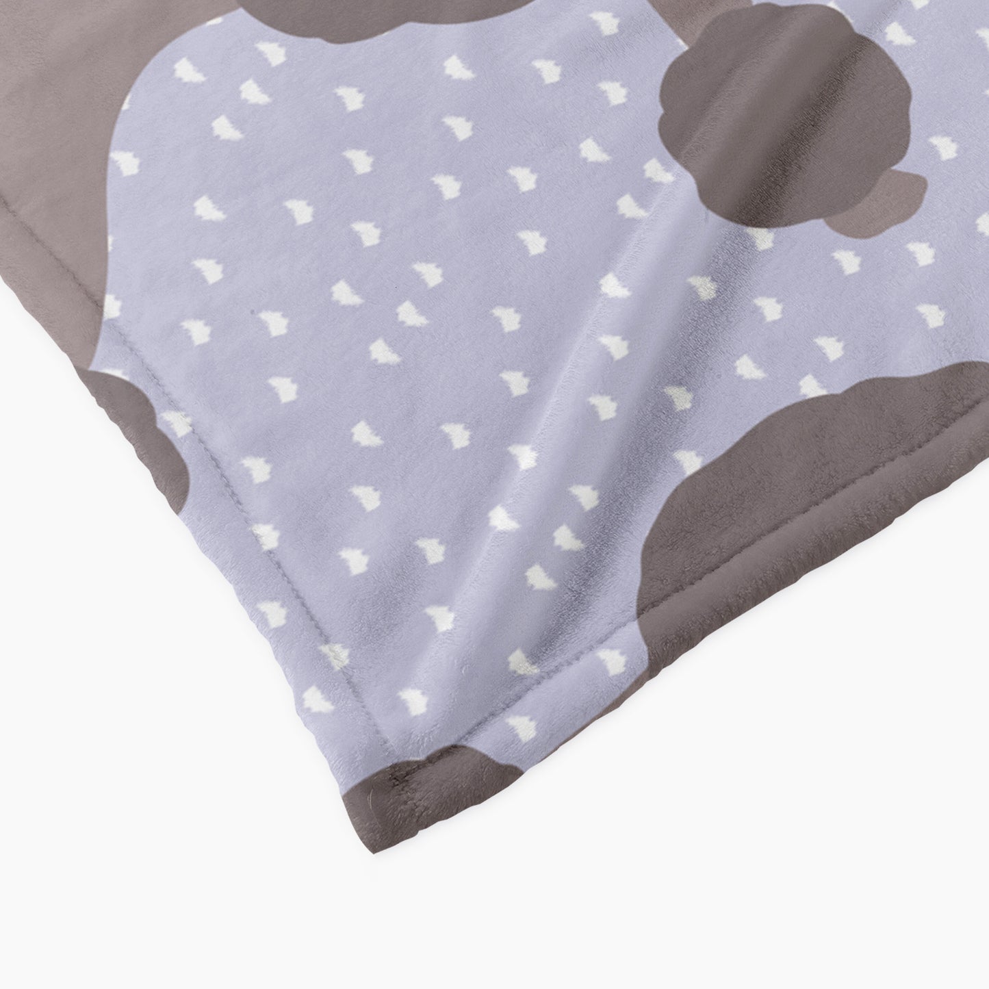 Poodle Dog Lion Cut Personalized Baby Blanket