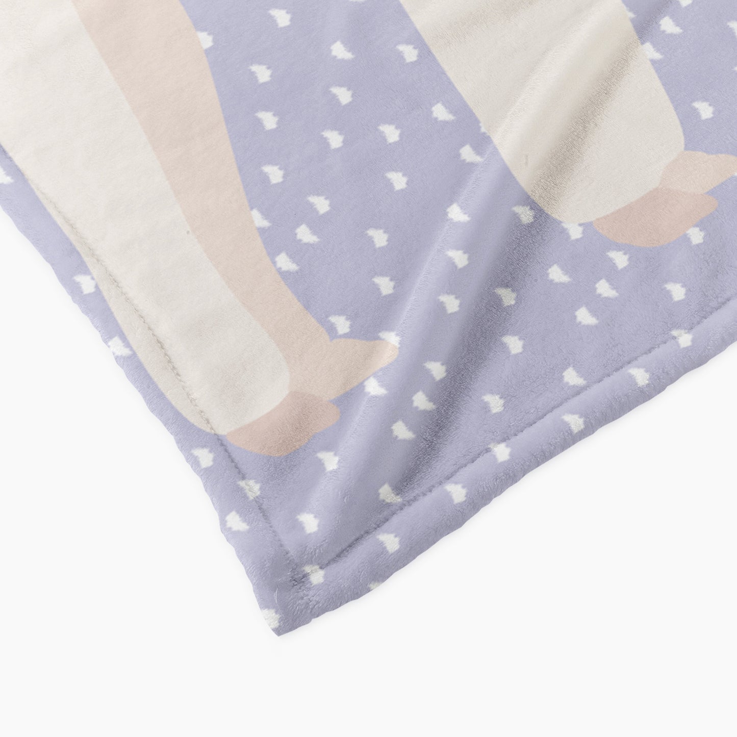 Poodle Dog Personalized Baby Blanket